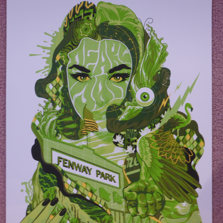 Pearl-jam-fenway-poster-2016-by-eaton | Collectionzz