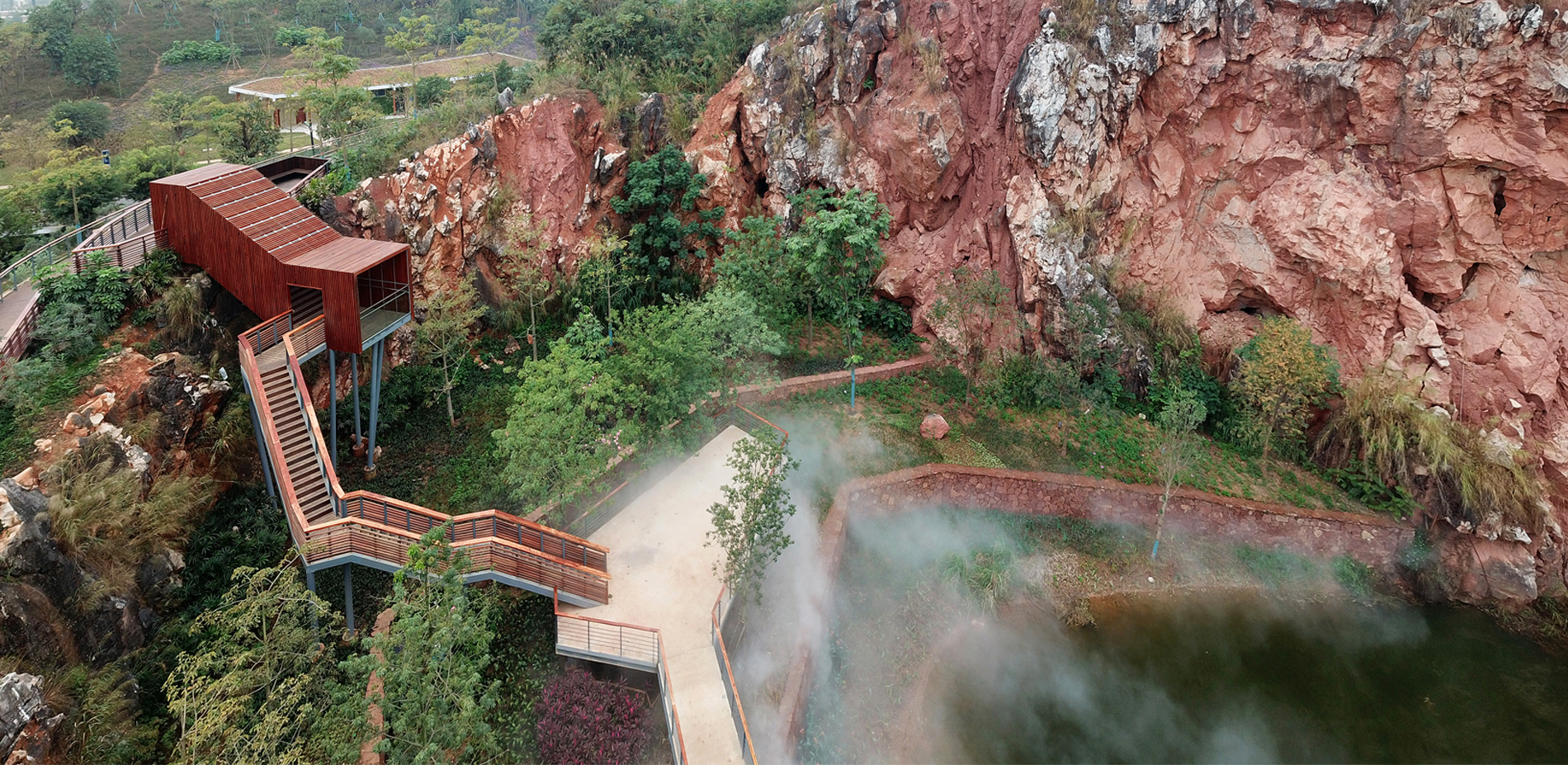Viewing Platforms with Varying Elevations (Quarry No. 2)