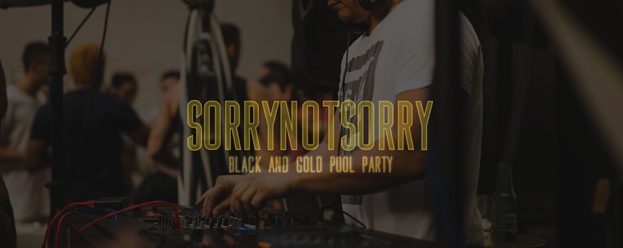SRYNTSRY - Black and Gold Pool Party