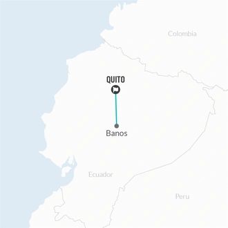 tourhub | Bamba Travel | Banos Adventure 5D/4N | Tour Map