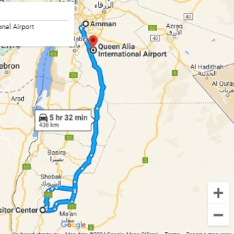 tourhub | Yota Travel and Tourism | Extension Petra - 02 Days | Tour Map