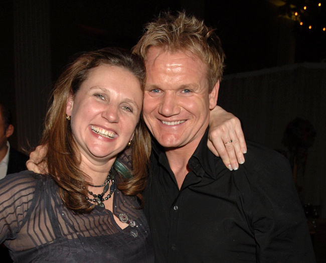 Angela Hartnett and Gordon Ramsay, 2006