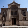Front facade, Vitali Madjar Synagogue, Cairo, Egypt. Joshua Shamsi, 2017. 