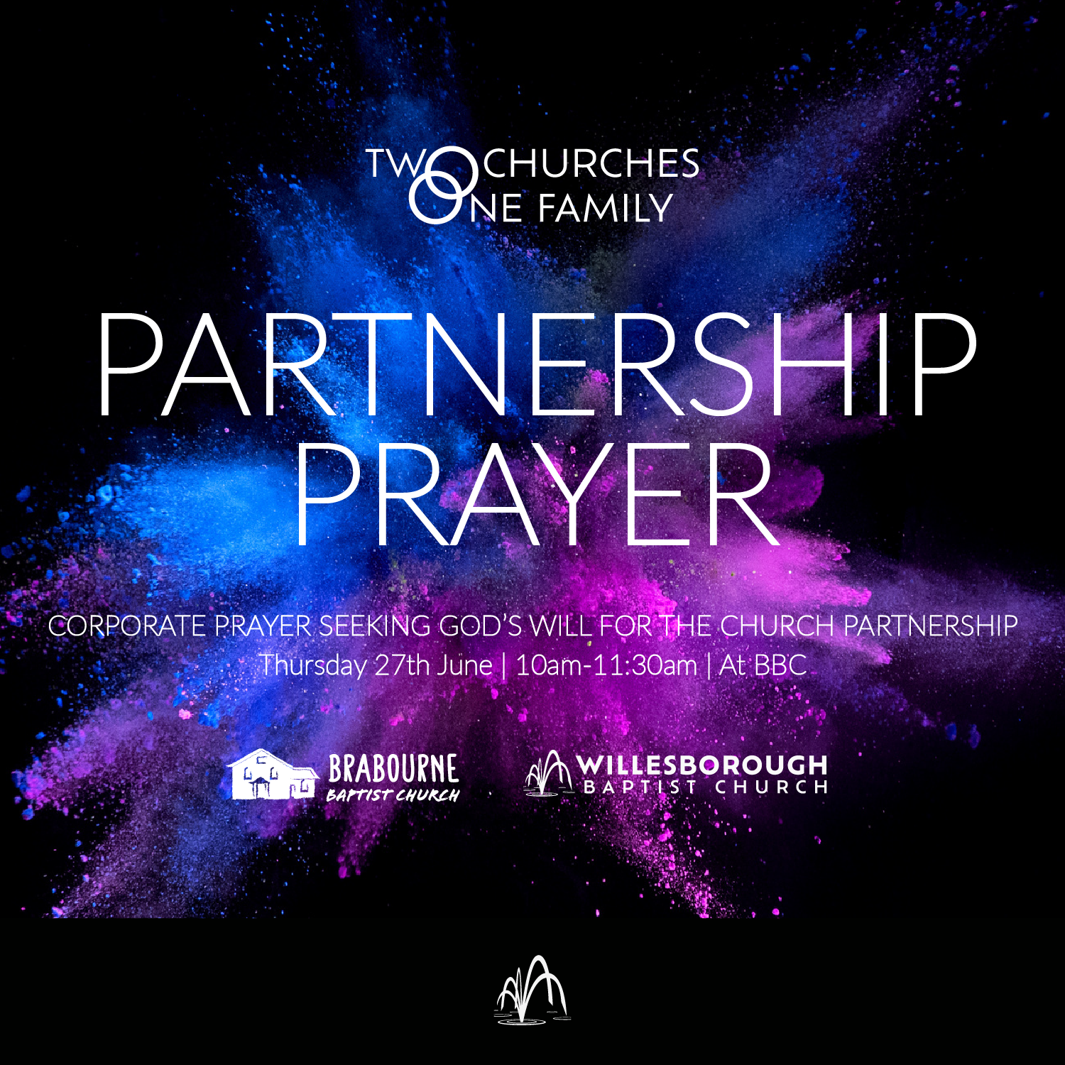 Partnership Prayer - 2 Churches 1 Family social 27 June.png