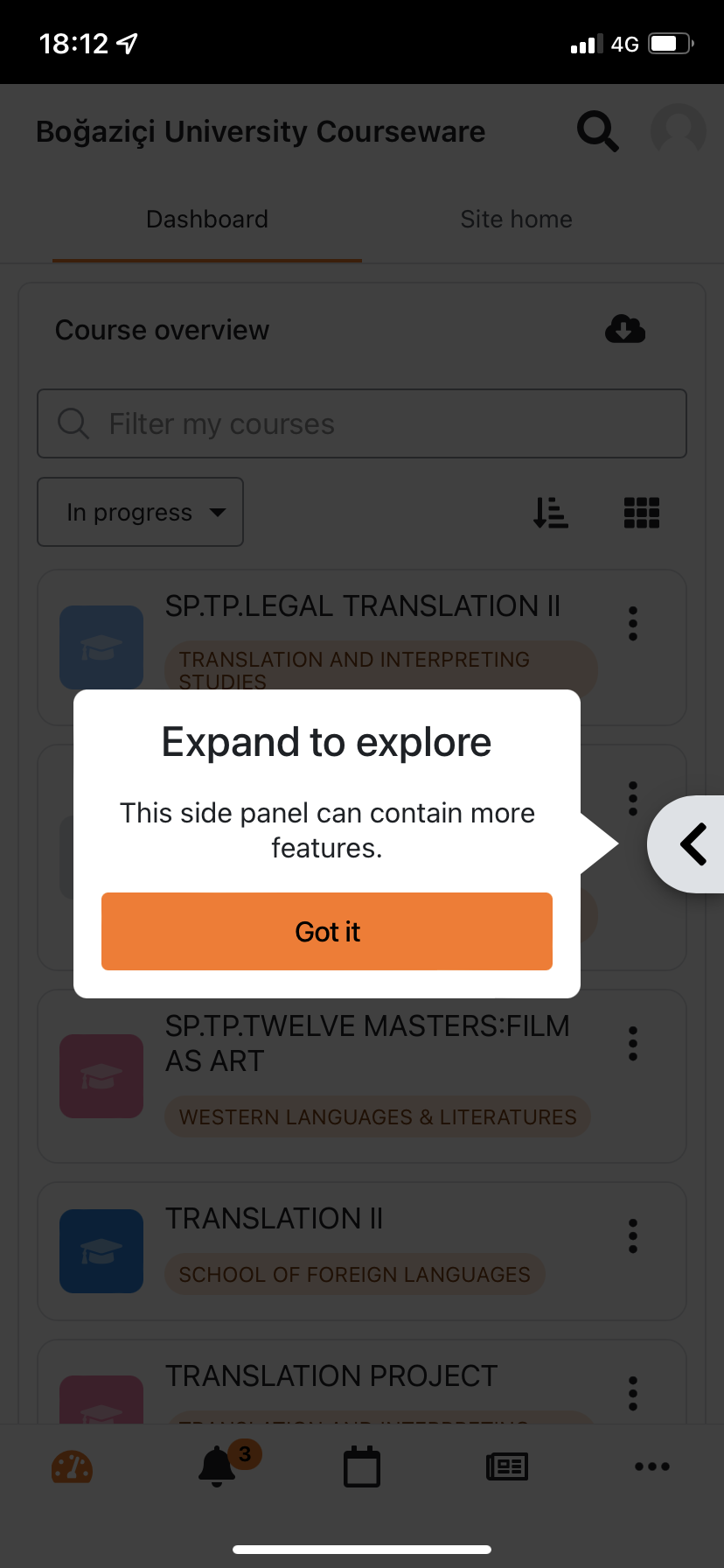 new feature onboarding Moodle