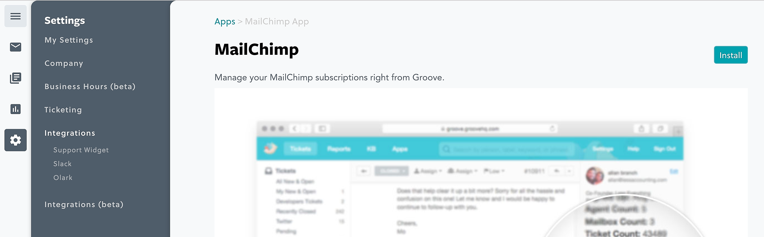 Mailchimp Integration