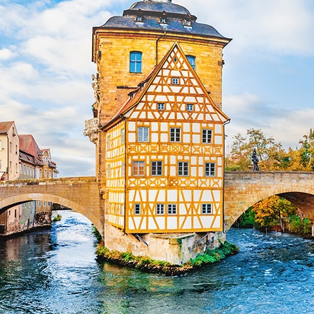 The city of Bamberg, a city known for it's fantastic beer and beautiful renaissance architecture.