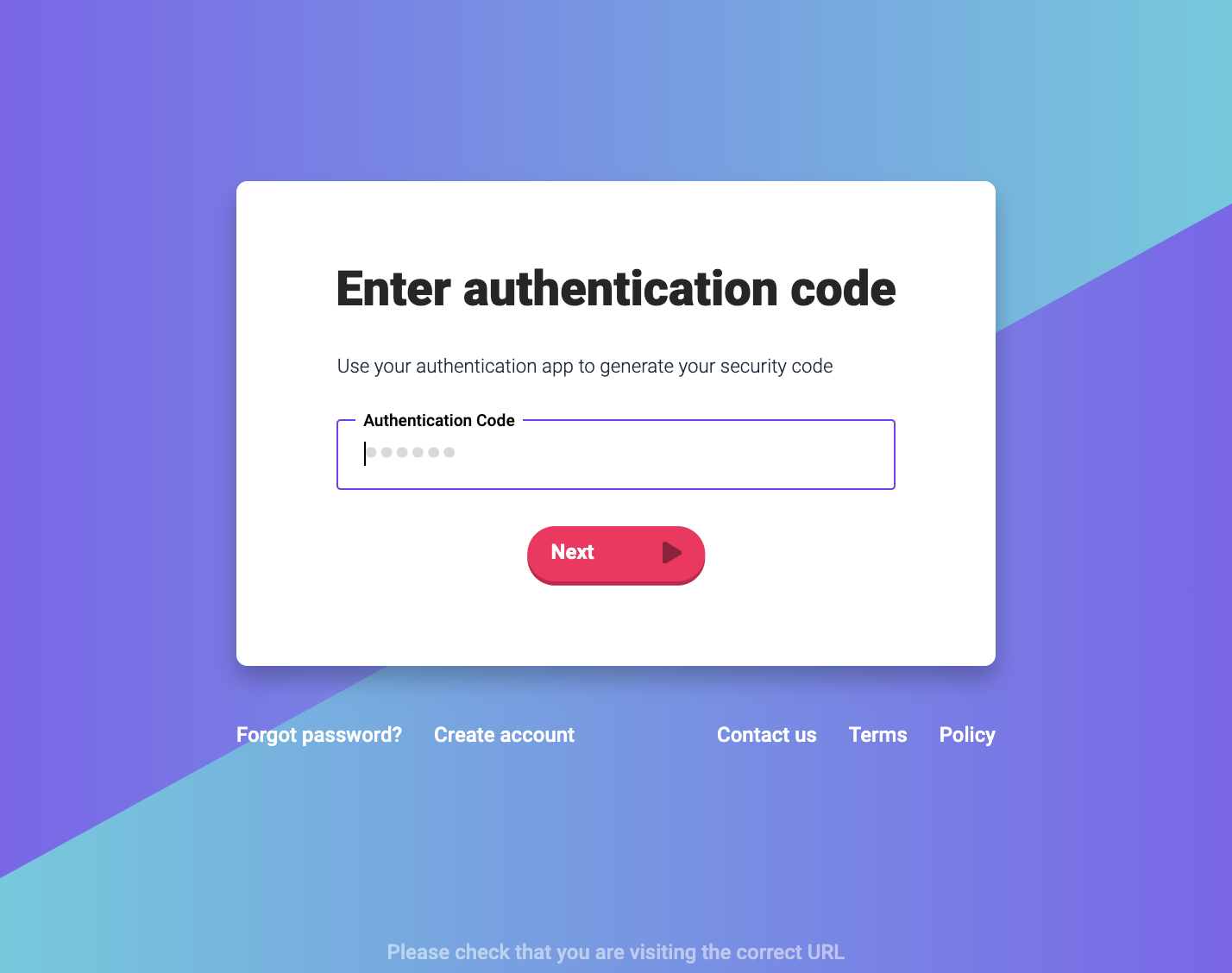 sign in with two-factor authentication