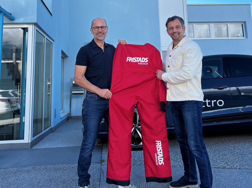 Mario Reiter, Bereichsleiter Sponsoring & Partnermanagement ÖSV und Thomas Syring, Geschäftsführer Fristads Austria