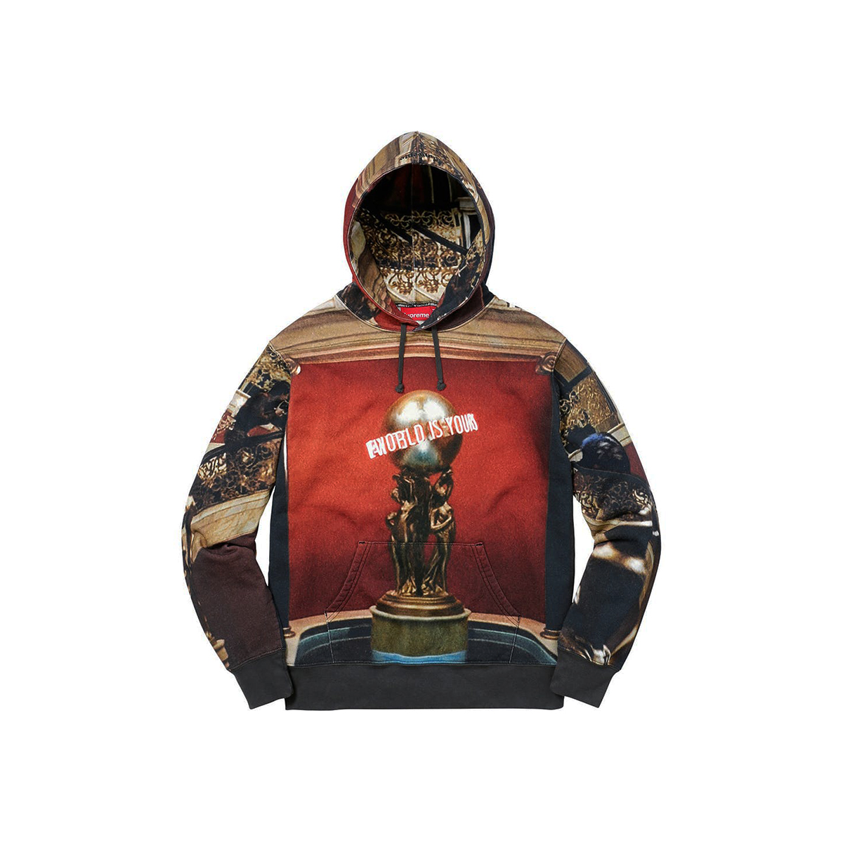 Supreme Scarface The World Is Yours Hooded Sweatshirt Multicolor