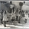 AIU Girls School, Girls Play Outside (Tunis, Tunisia, 1950)