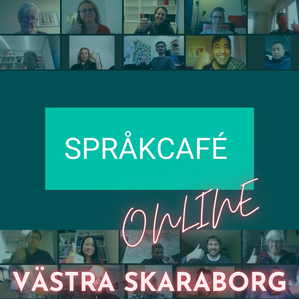 Alla som vill kan träffas online för Språkcafé varje torsdag klockan 15.00-16.00. www.kompissverige.se/vastraskaraborg 