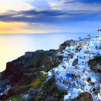 tourhub | Destination Services Greece | Island Hopping Greek Islands Delights: Mykonos, Paros, Santorini 