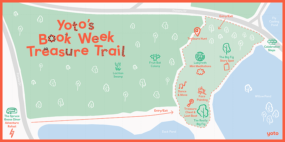 Yoto Treasure Trail Map