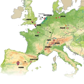 tourhub | Europamundo | Essential Europe | Tour Map