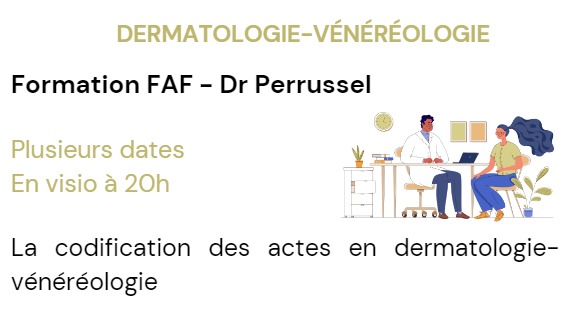 Training representation : La codification des actes en dermatologie-vénéréologie