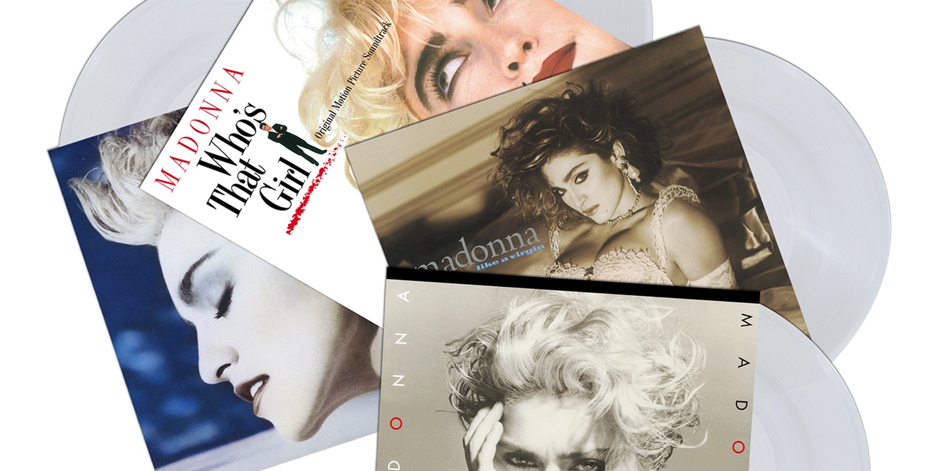 Madonna’s first four albums set for release on crystal clear vinyl
