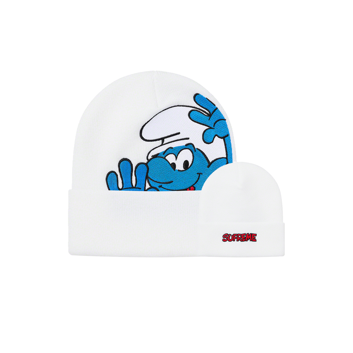 Supreme Smurfs Beanie White (FW20) | FW20 - KLEKT