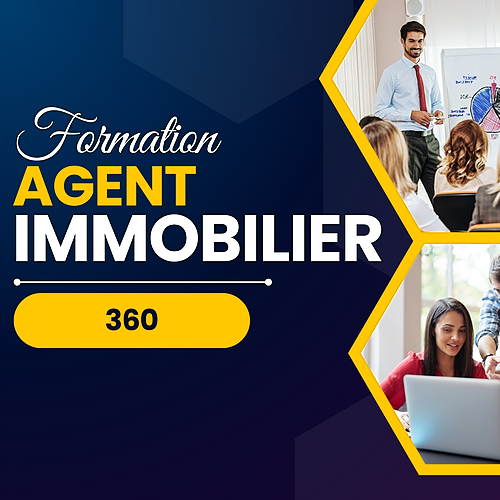 Représentation de la formation : Formation en E-Learning : agent immobilier 360