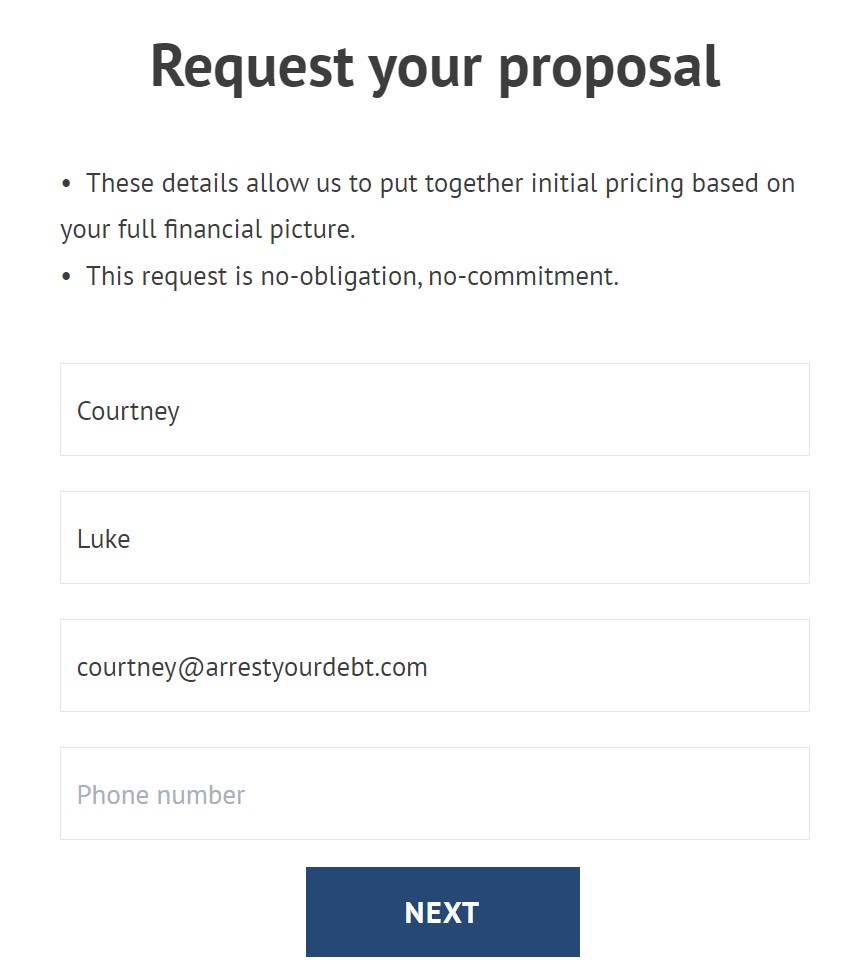 requesting our proposal