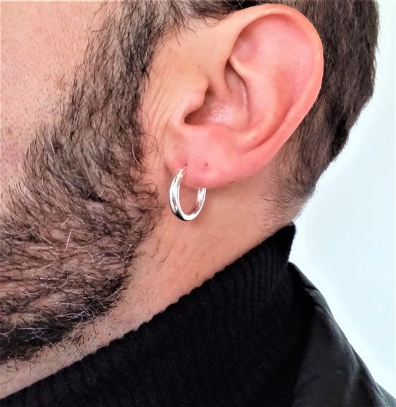 10 Best Men's Silver Jewellery ideas || Earrings ||