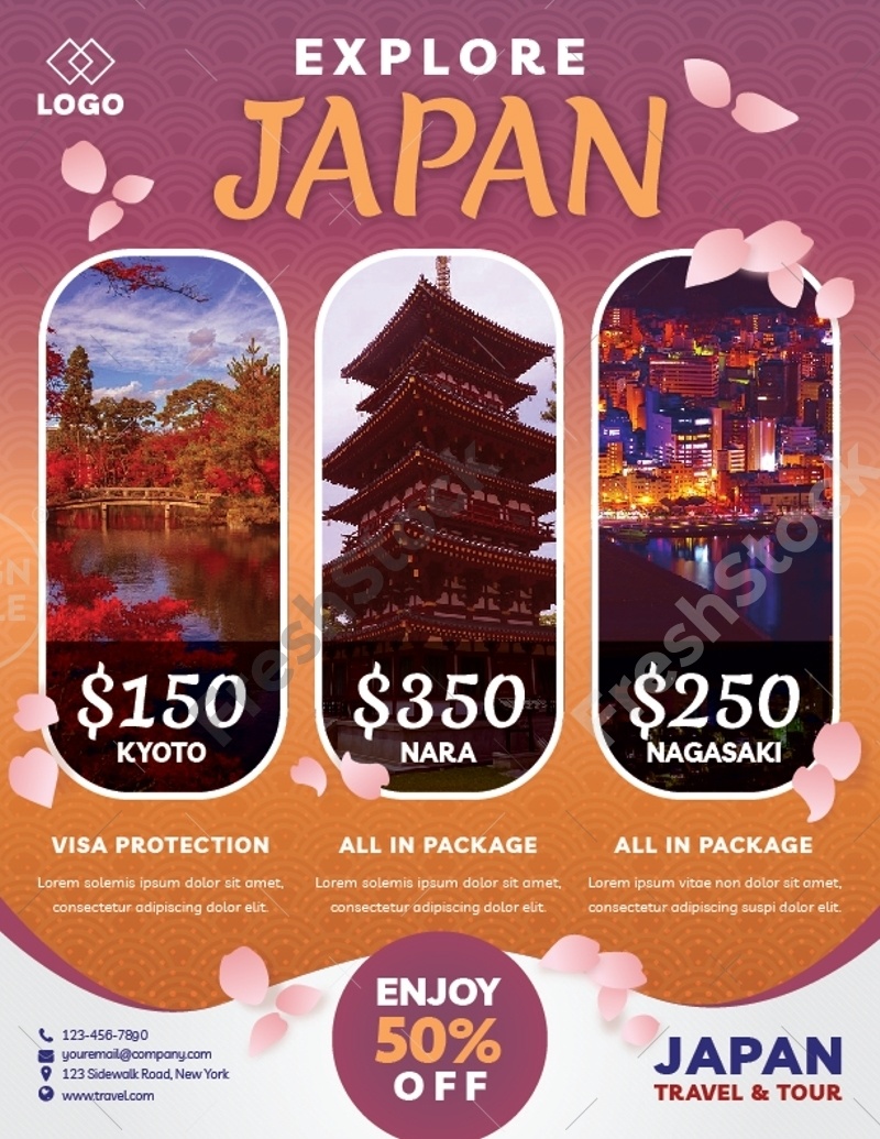 travel brochures japan
