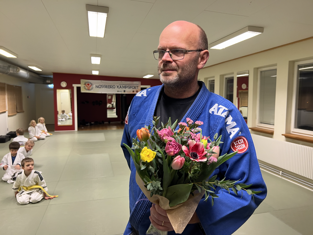 Kampsportstränaren Rune Eines är årets fritidsstipendiat i Essunga kommun.