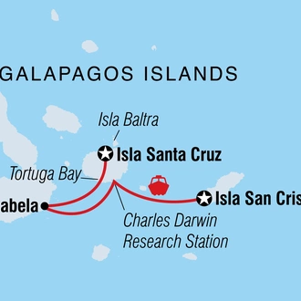 tourhub | Intrepid Travel | Galapagos Experience | Tour Map