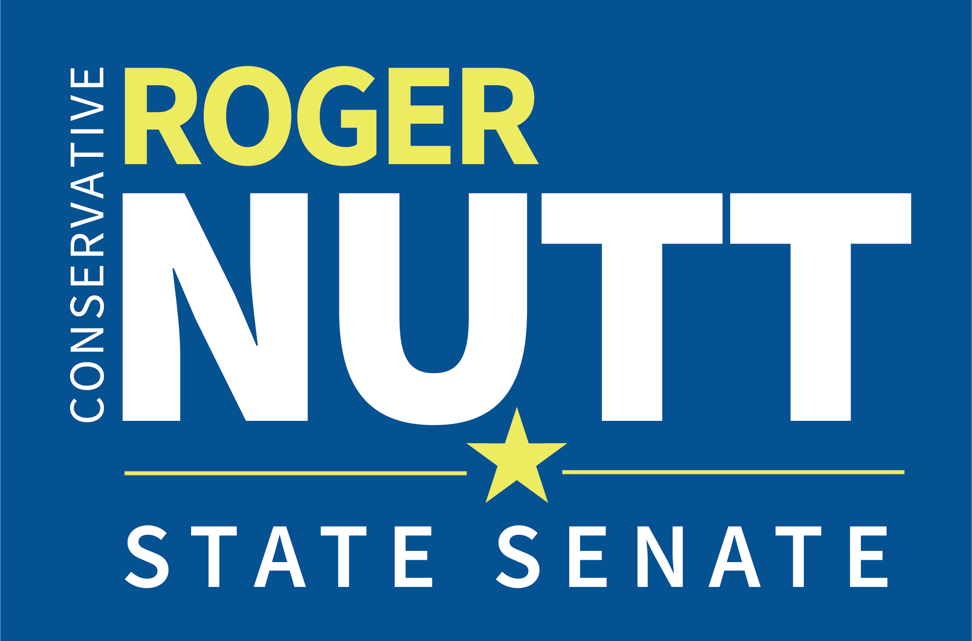 Roger Nutt for State Senate logo