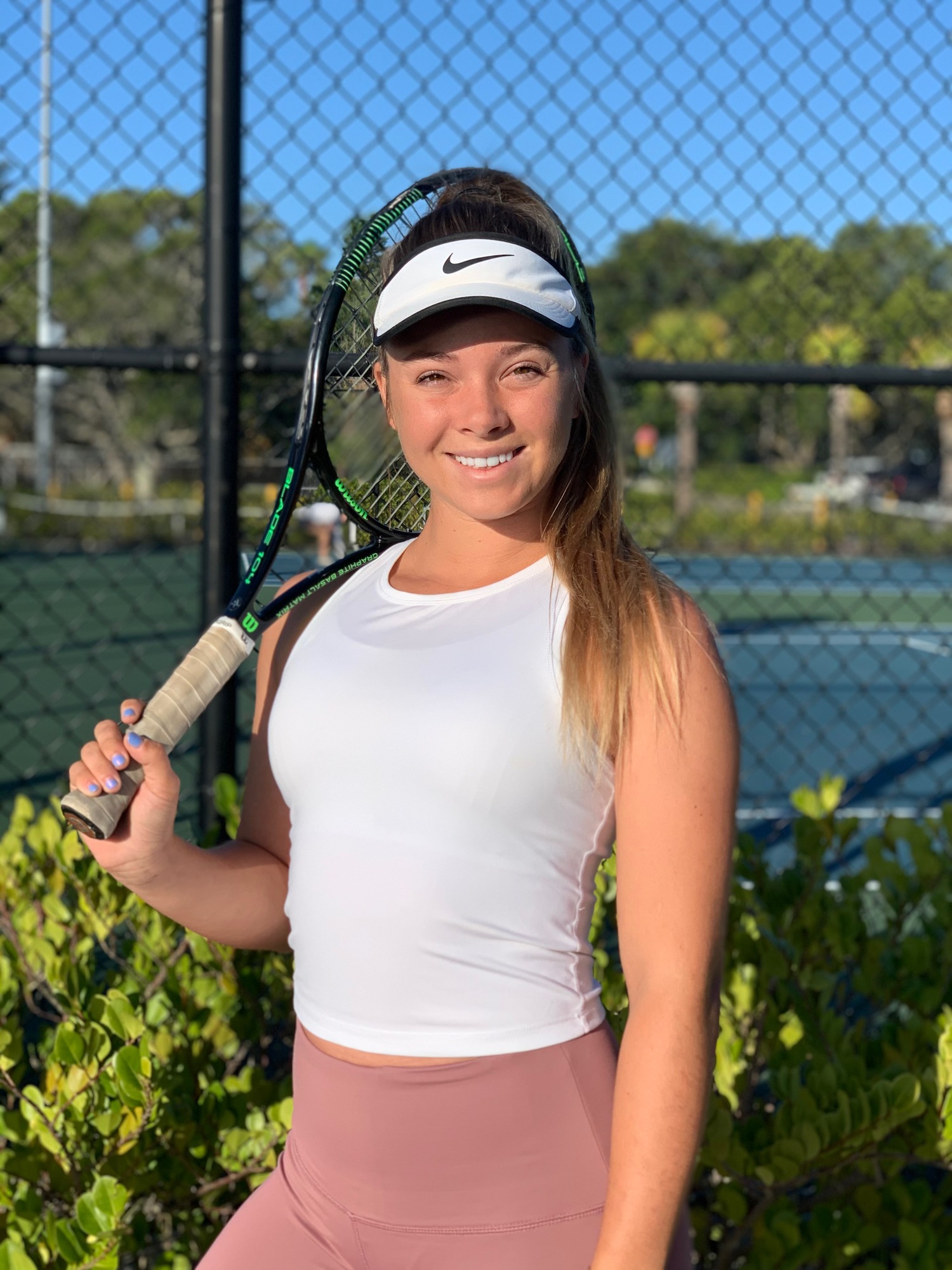 Savannah G. teaches tennis lessons in Bradenton, FL