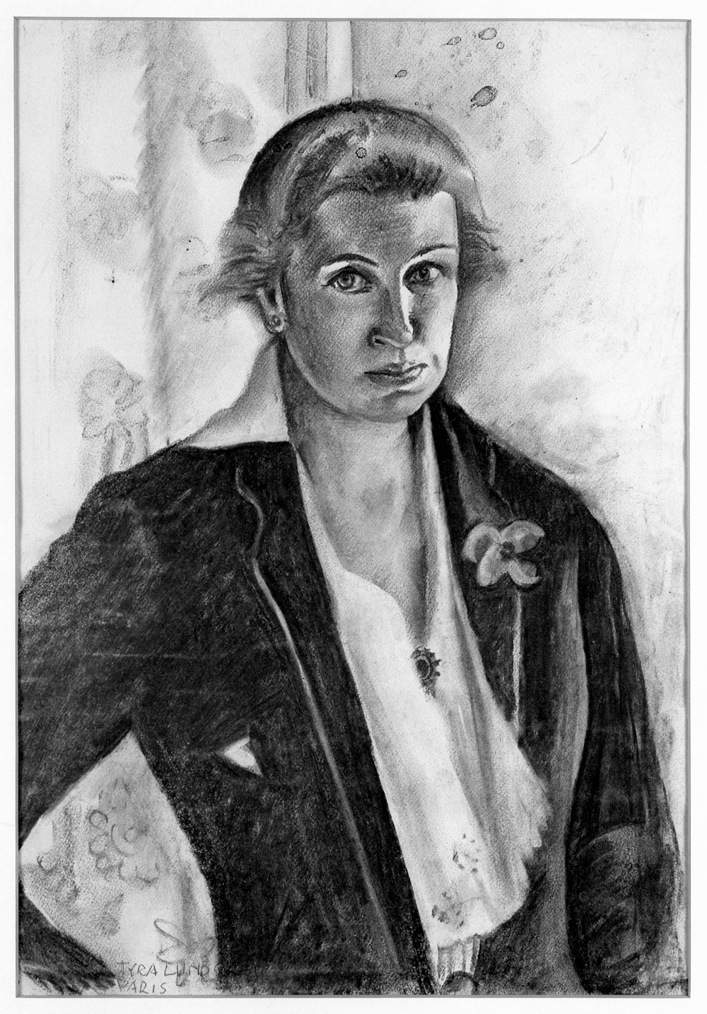 Tyra Lundgren I svart smoking (1936)