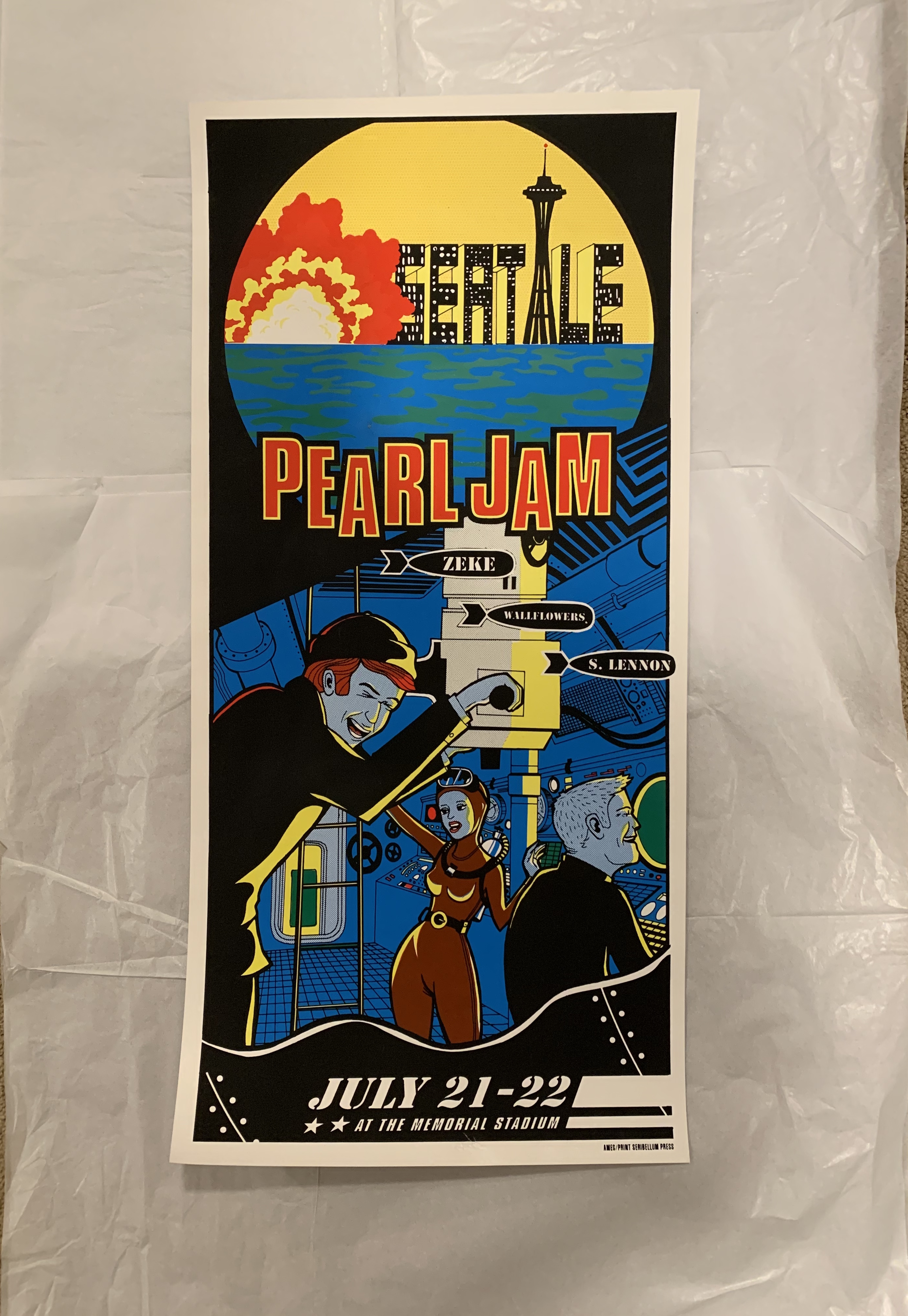 Ames Bros Official Site - Pearl Jam Posters