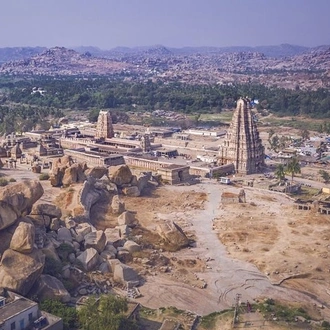 tourhub | Agora Voyages | 6-Day Private Hyderabad to Bijapur, Badami & Hampi Tour 