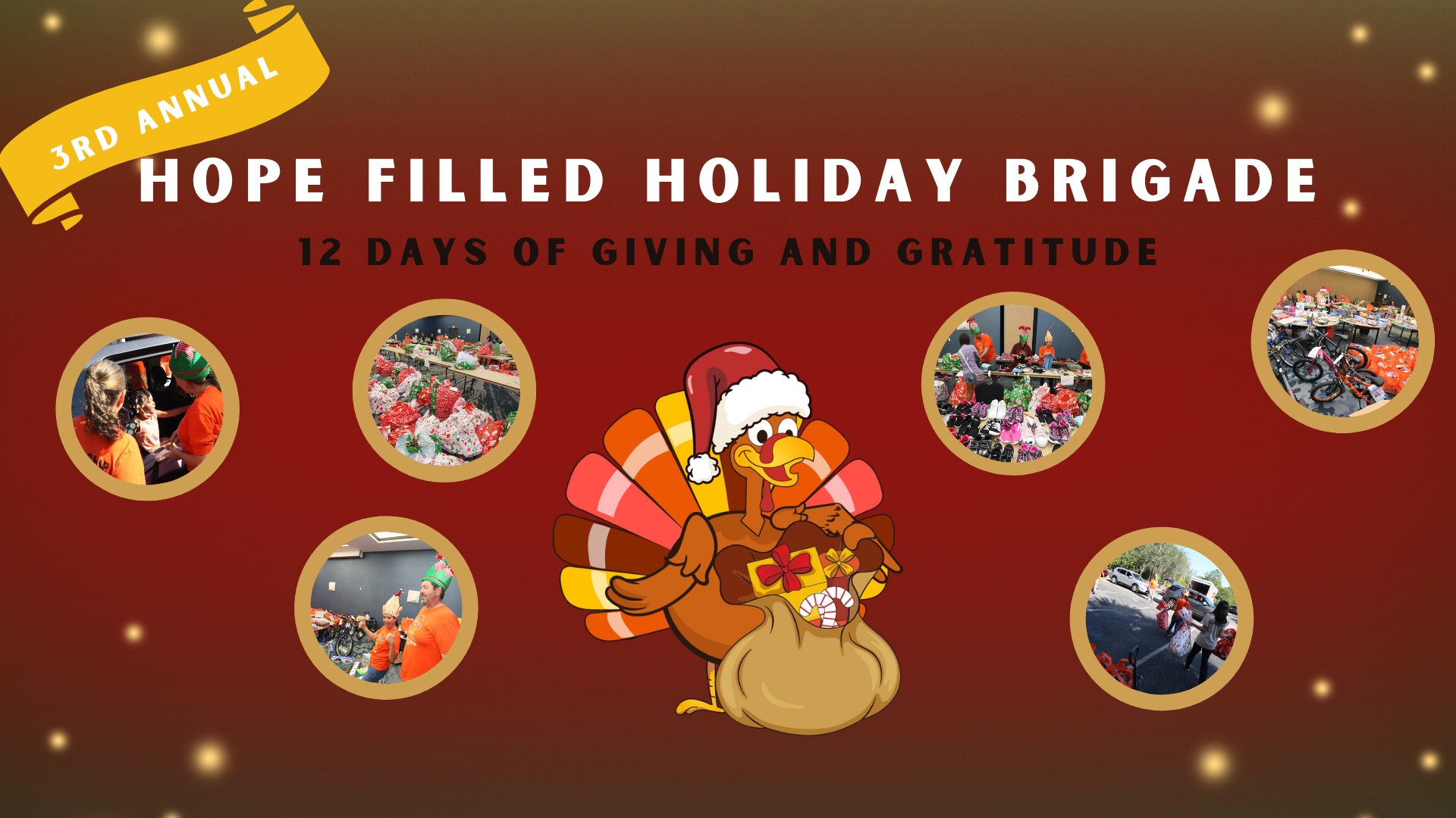 Hope Filled Holiday Brigade 12 Days of Giving Space Coast Basket