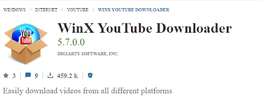 WinX Youtube Downloader