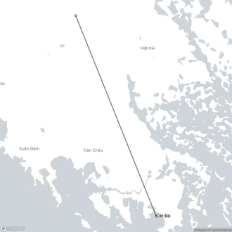 tourhub | Mr Linh's Adventures | Adventure to Cat Ba and Lan Ha Bay 3 days 2 nights | Tour Map