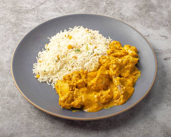 Chicken Korma with Rice Pulao