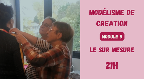 Représentation de la formation : F2-M5 - MODÉLISME - Le sur-mesure