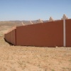 Taznakht Cemetery, Wall (Taznakht, Morocco, 2010)