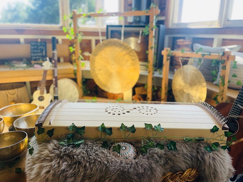 monochord and gongs from one of Jacqui’s events