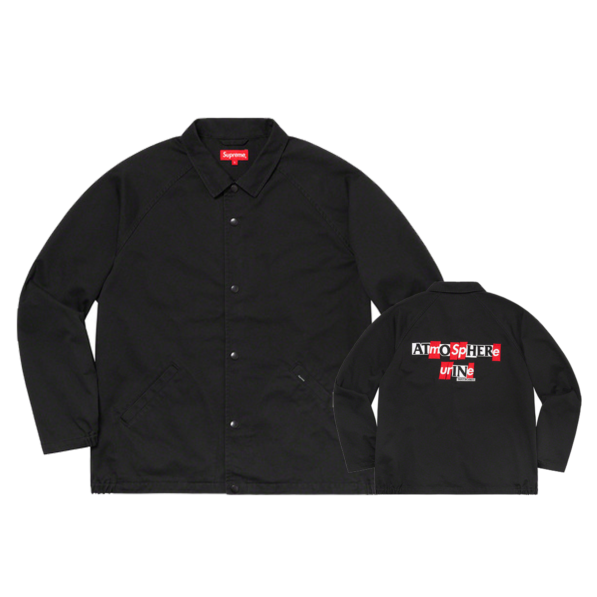 Supreme ANTIHERO Snap Front Twill Jacket Black (FW20) | FW20 - KLEKT