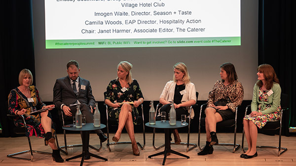 L-R: Janet Harmer, Nathan Evans, Lindsay Southward, Imogen Waite, Nicci Setchell and Camilla Woods