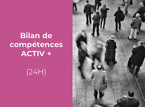 Représentation de la formation : Bilan de compétences ACTIV+ 24H