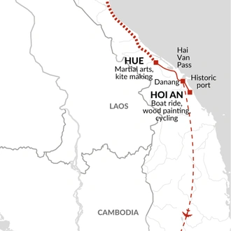 tourhub | Explore! | Family Vietnam Encompassed | Tour Map