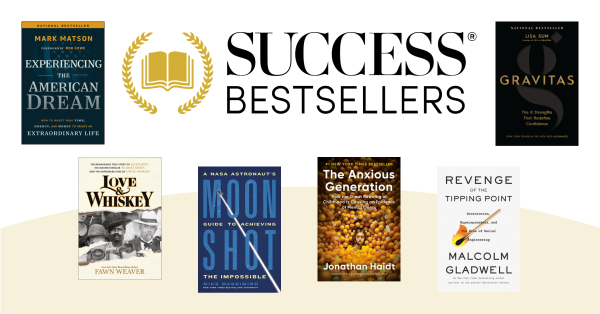 SUCCESS® Bestseller Lists Reveal Shifting Trends in Personal and Professional Growth Literature