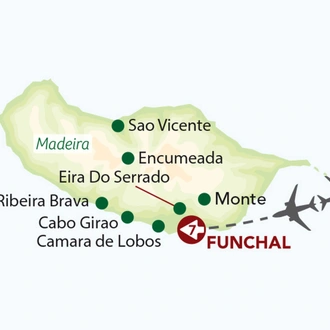tourhub | Saga Holidays | Madeira Flower Festival | Tour Map