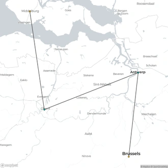 tourhub | CroisiEurope Cruises | An Exclusive Cruise to Top Sites in Northern Europe (port-to-port cruise) | Tour Map