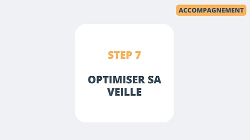 Représentation de la formation : STEP 7 : REVEILLE TA VEILLE - Gestion et suivi de veille pour Qualiopi