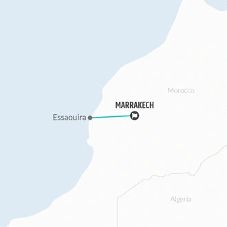 tourhub | Bamba Travel | Essaouira Escape 4D/3N | Tour Map