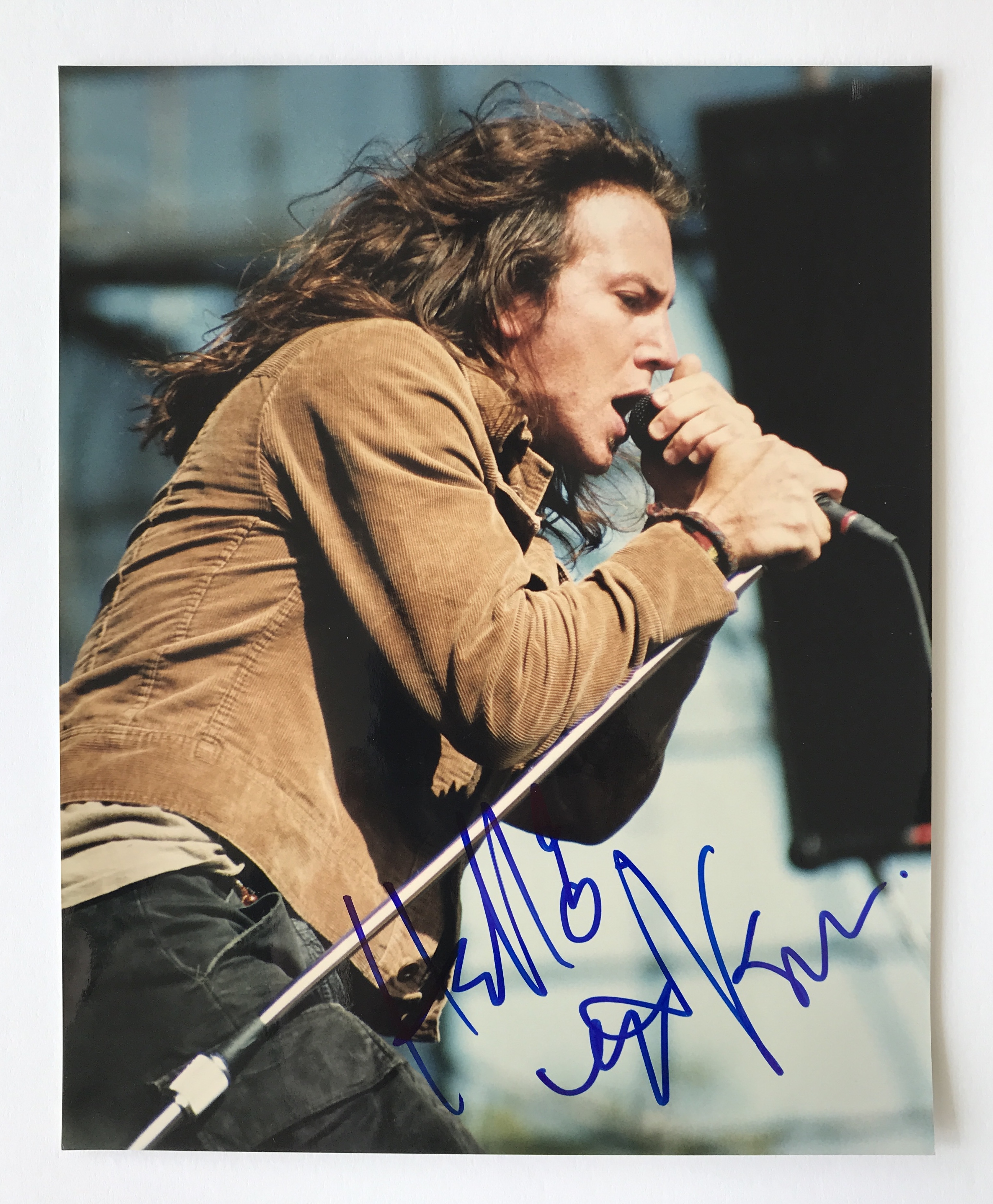 Pearl Jam Band Signed Autographed 8x12 Photograph Eddie Vedder Photo COA